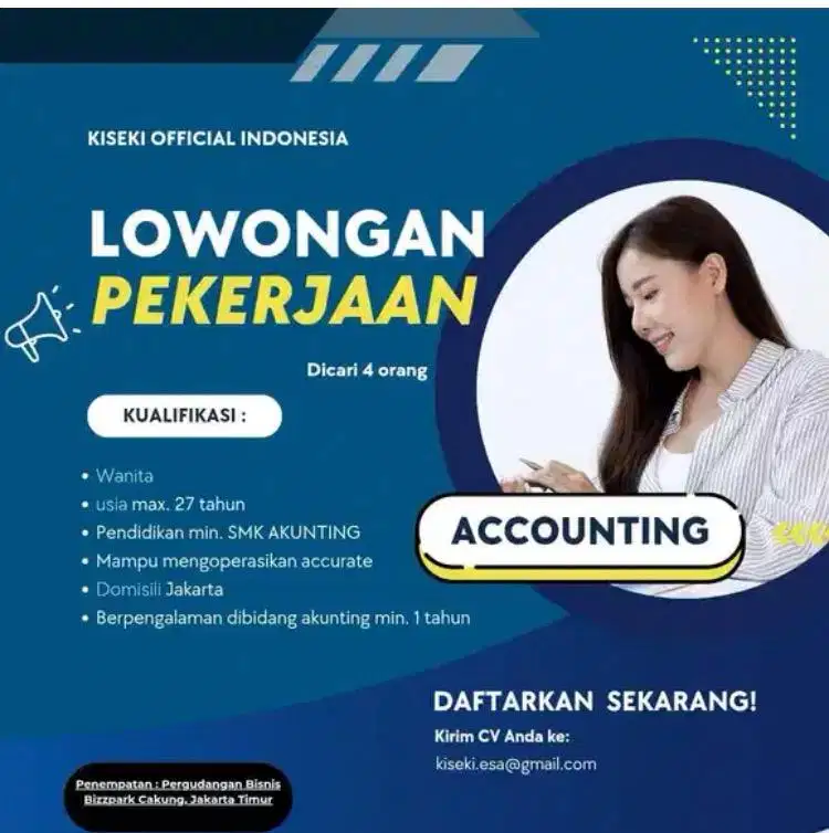 Akunting/admin online/adm gudang/supir
