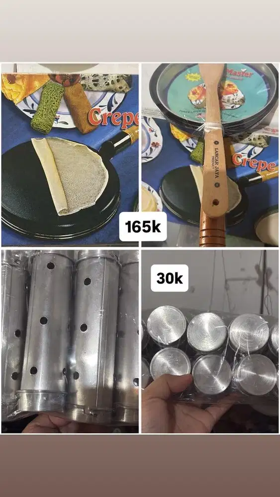 Cetak Lontong dan alat buat kulit risol / pancake