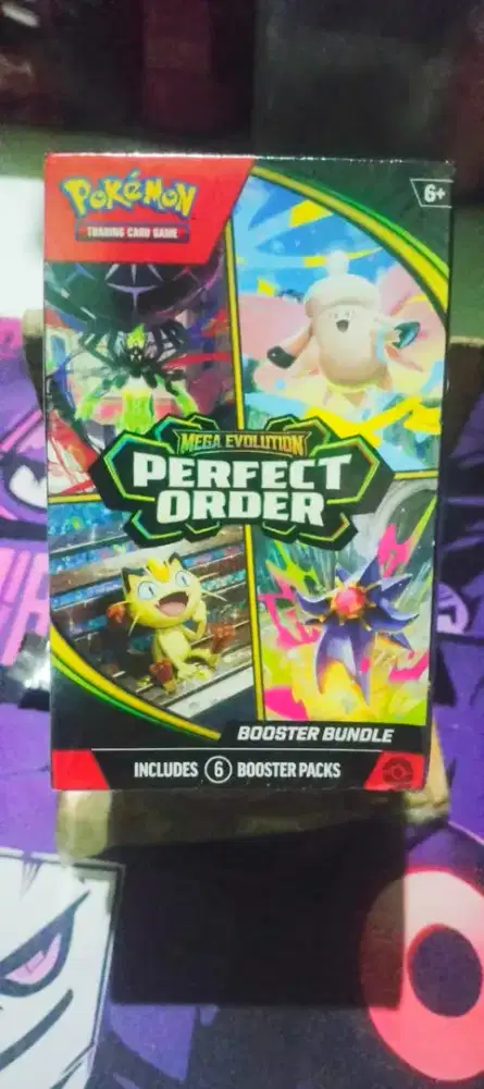 KARTU POKEMON MEGA EVOLUTION PERFECT ORDER (edisi ENG)