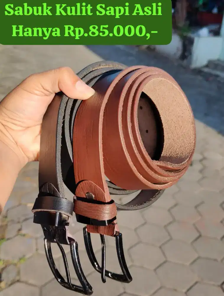 IKAT PINGGANG KULIT ASLI