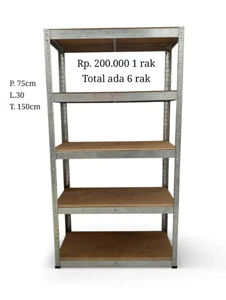 Rak susun 5 tingkat rak jualan rak pajangan minimarket