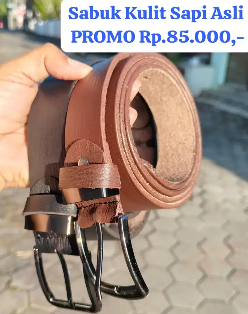 SABUK KULIT SAPI ASLI 100%