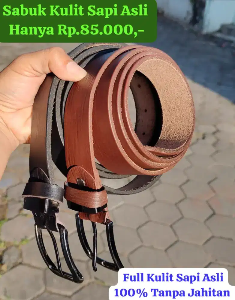 IKAT PINGGANG KULIT ASLI