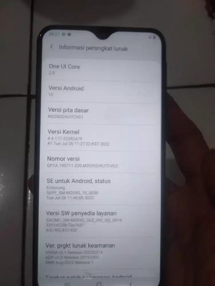 Samsung m20 ram 3/32