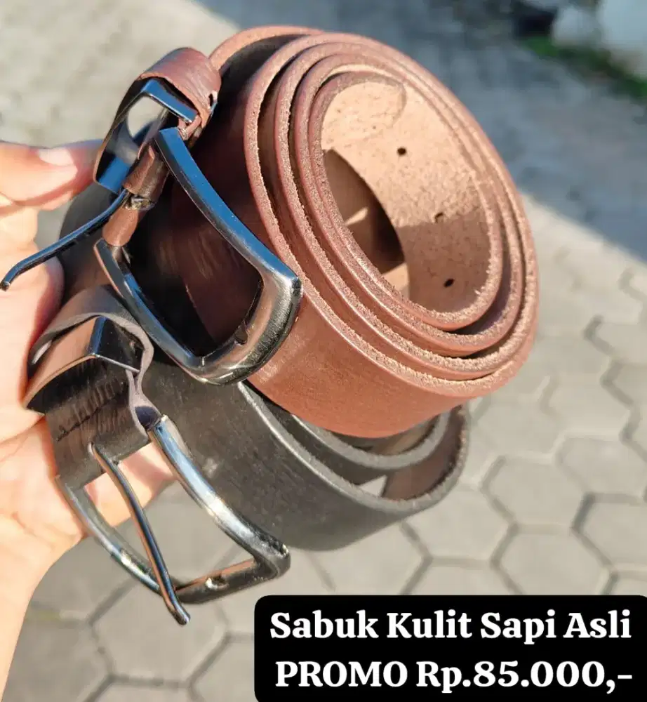 SABUK KULIT SAPI ASLI 100%