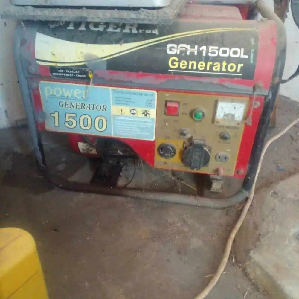Jual jenset ,jarang dipakai,double stater 1500wat