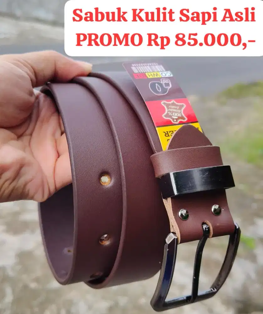 SABUK KULIT SAPI ASLI 100%
