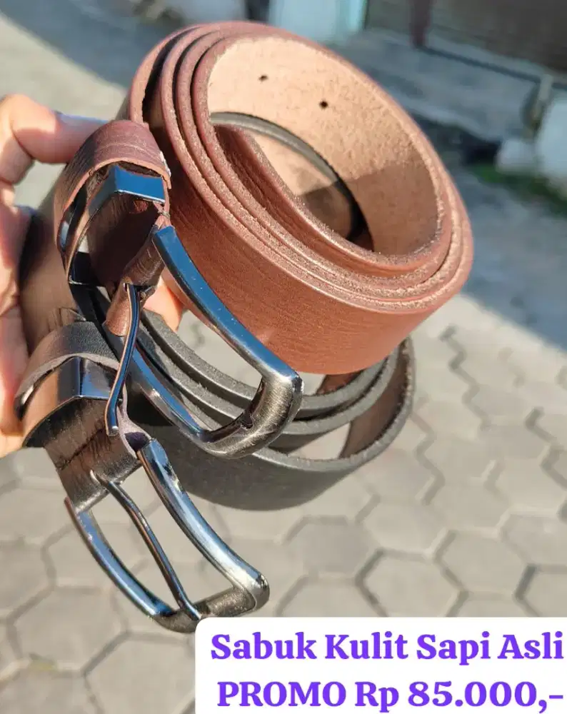 IKAT PINGGANG KULIT ASLI