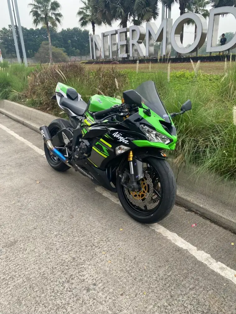 Dijual Kawasaki Ninja ZX6R ABS 2014 Hijau ZX636