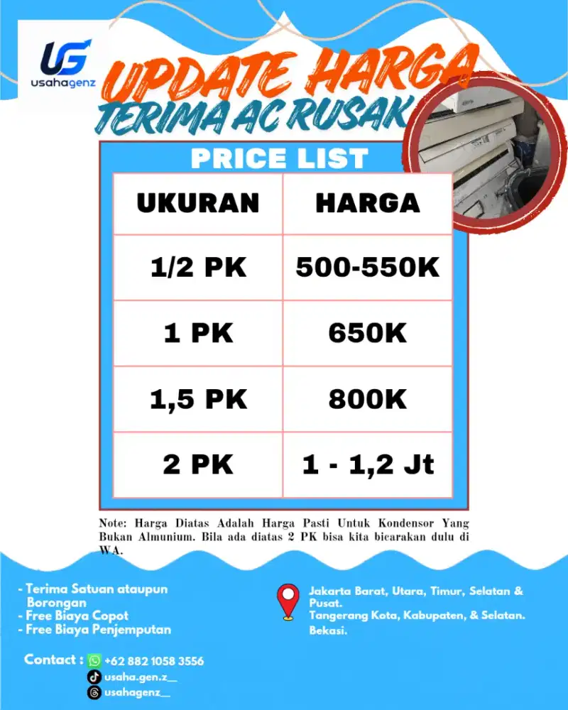 Terima AC Rusak