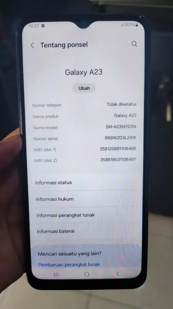 Samsung A23 , ram 6/128