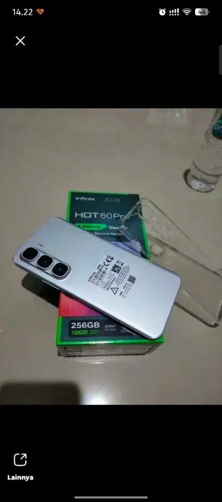 Infininix hot 60 pro plus 8/256 like new garansi panjang