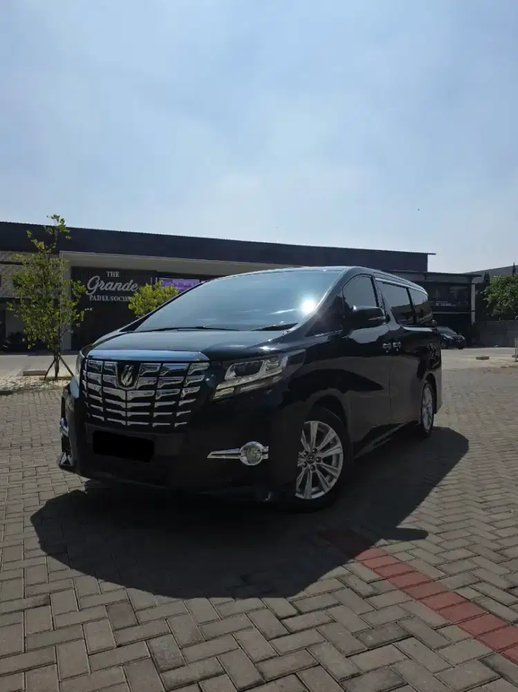 DIJUAL ALPHARD JDM! 2015 Toyota Alphard SA 2.5 Hitam Perorangan