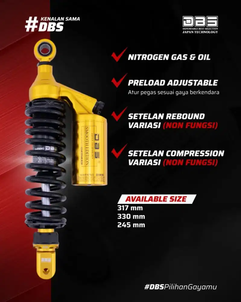 Shock DBS Premium Neken Series NMAX PCX ADV