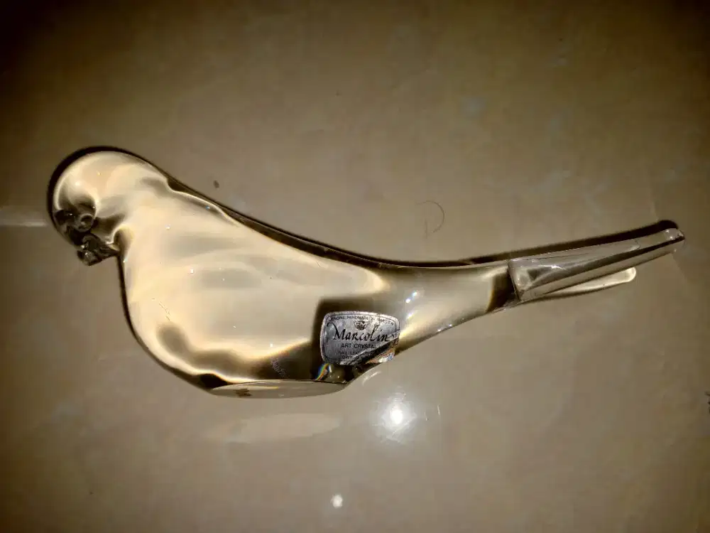 Crystal hand made original vintage tahun 80an