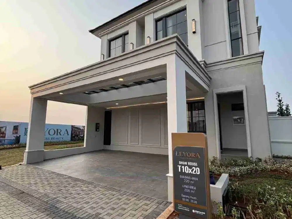 Dijual Rumah Baru Cluster Leyora di Kota Wisata Ecovia, Cibubur