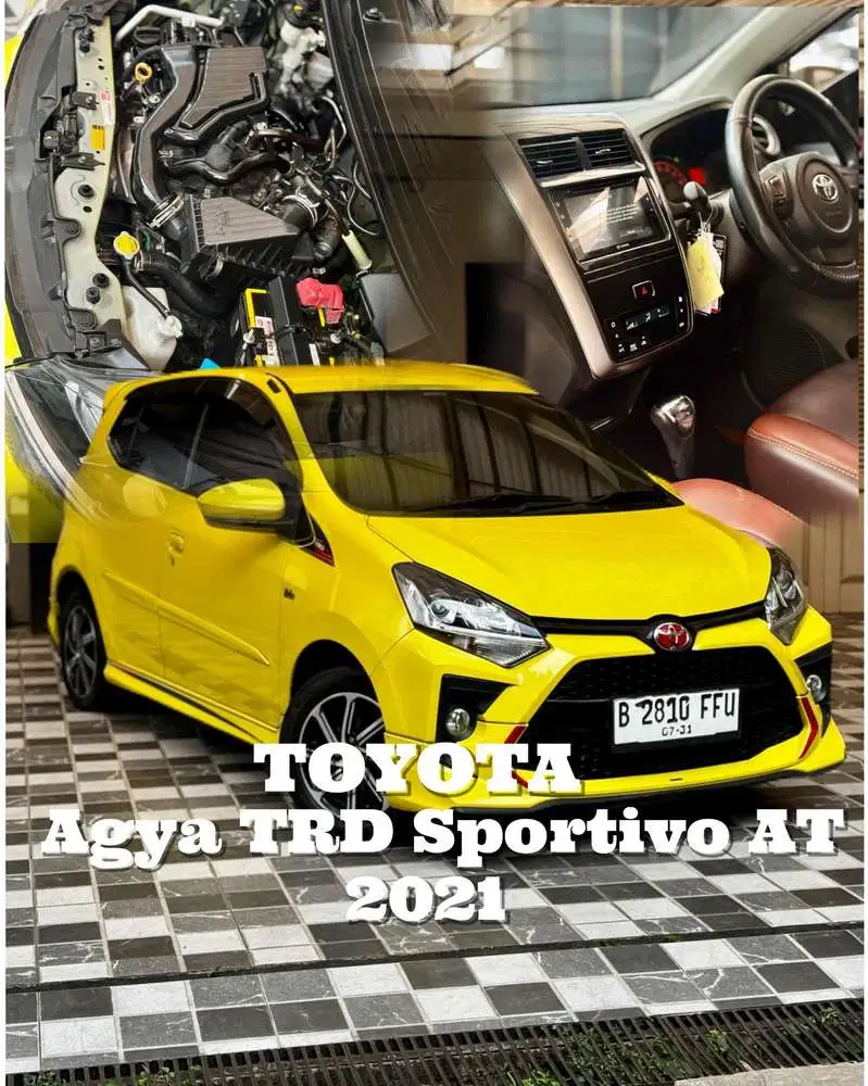 Toyota Agya S TRD Sportivo 1.2 AT Matic 2021 Kondisi Siap Pakai
