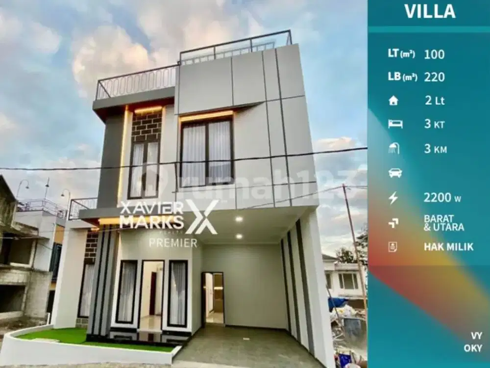 Properti Langka Villa Aesthetic Abdul Gani Atas Batu View Pegunungan