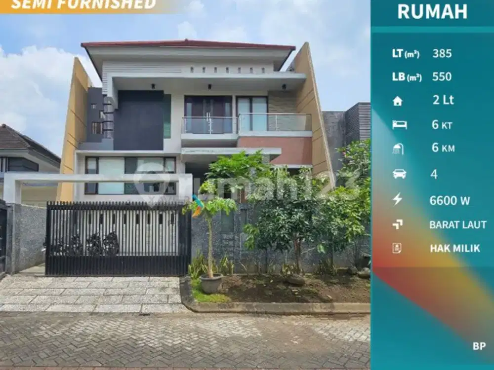 Properti Langka Dijual Rumah Premium di Istana Dieng Kota Malang