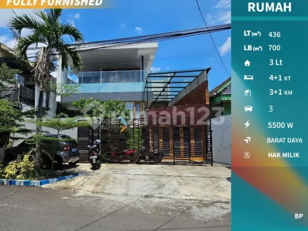 Rumah Modern Premium di Jaksa Agung Suprapto Klojen Malang