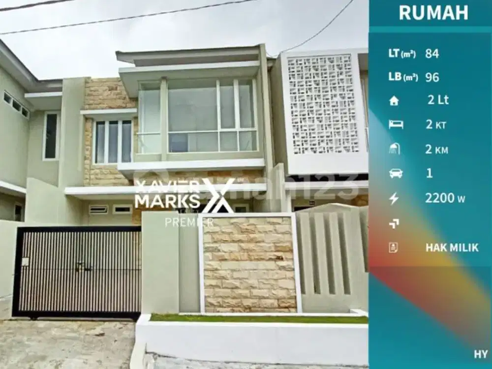 Rumah Minimalis Gress 2 Lantai di Langsep Kota Malang
