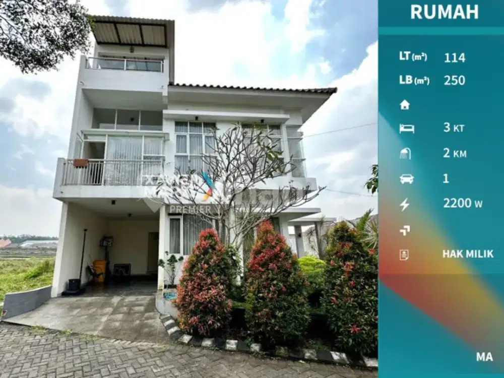 Rumah Modern 2 Lantai di Sulfat Blimbing Kota Malang