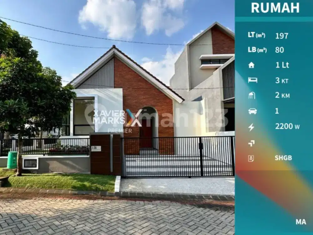 Termurah Dijual Rumah Hook Modern di Austinville, Dieng Malang