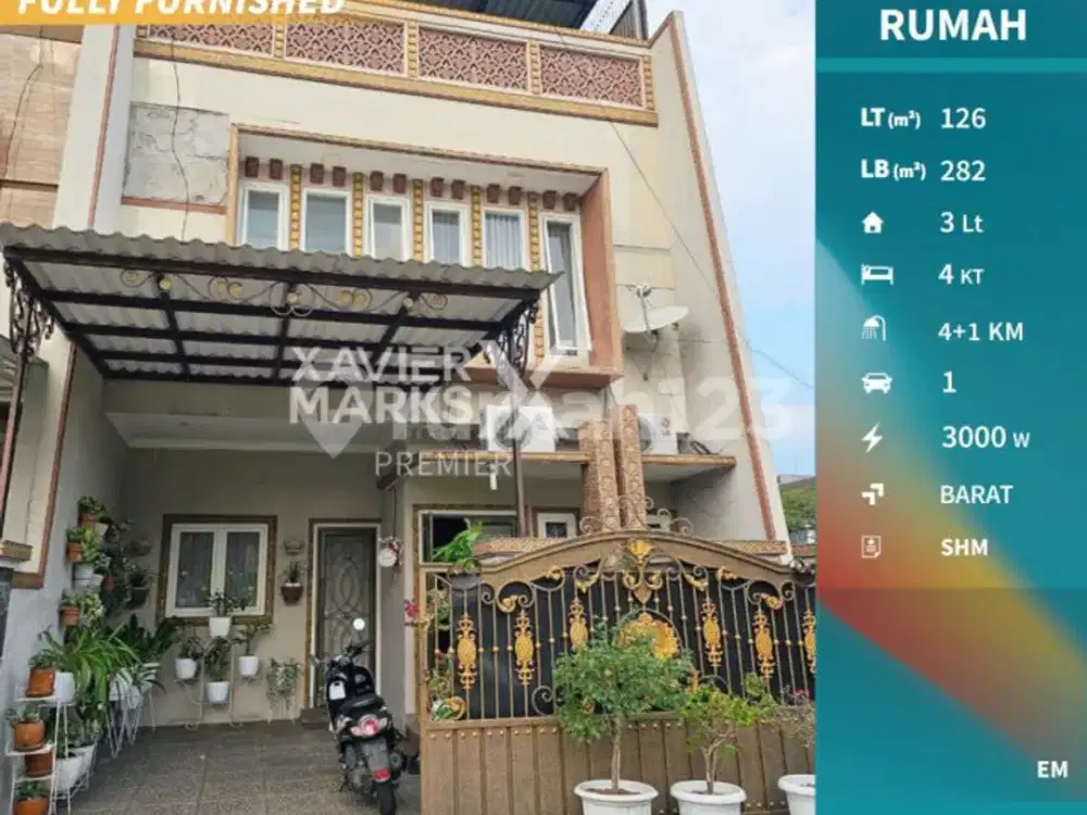 Rumah Mewah Bonus Perabotan di Sulfat Kota Malang