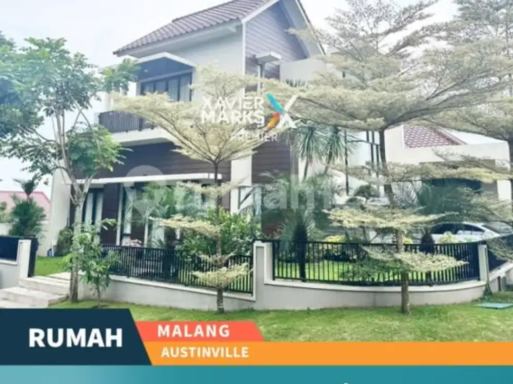 Dijual Rumah Hook Modern 2 Lantai di Mainroad Austinville Malang