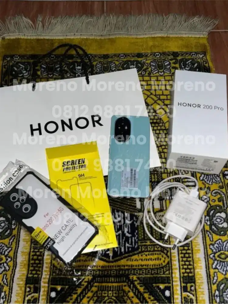 Honor 200 Pro 12/512 Ocean Cyan Garansi On