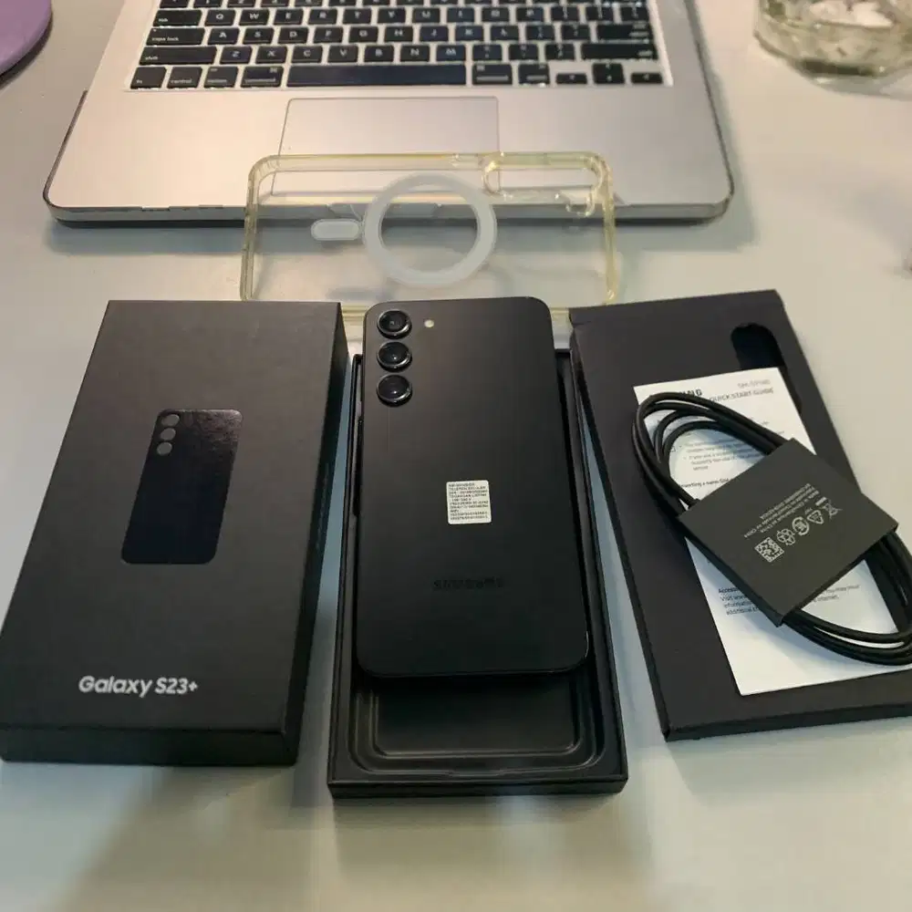 Samsung S23 plus 8/512GB Sein Resmi Mulus Normal