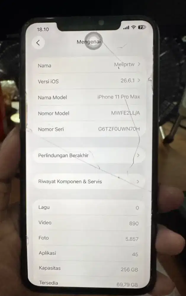 Jual IPHONE 11PROMAX 256GB