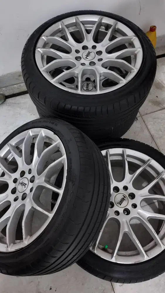 Preloved velg HSR bonus ban baru R17