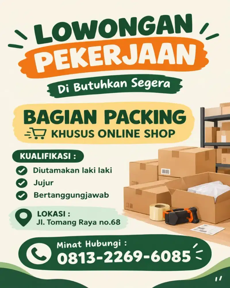 Packing Online Shop