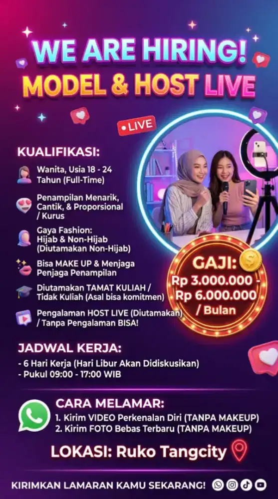 Hostlive dan model