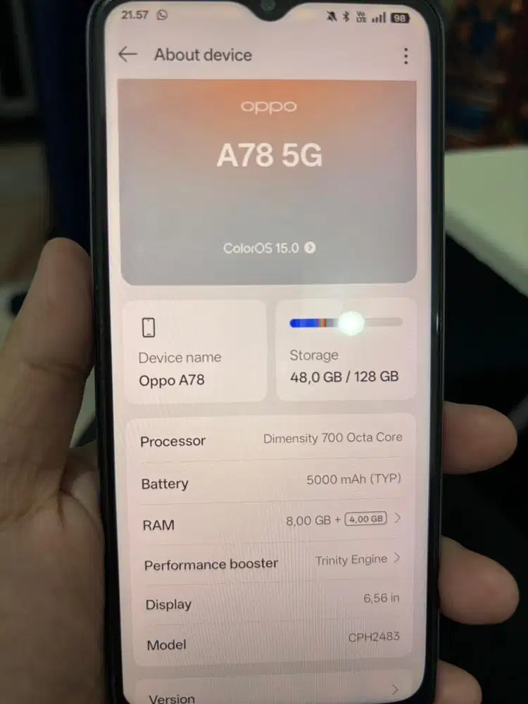 Oppo A78 5G 8/128