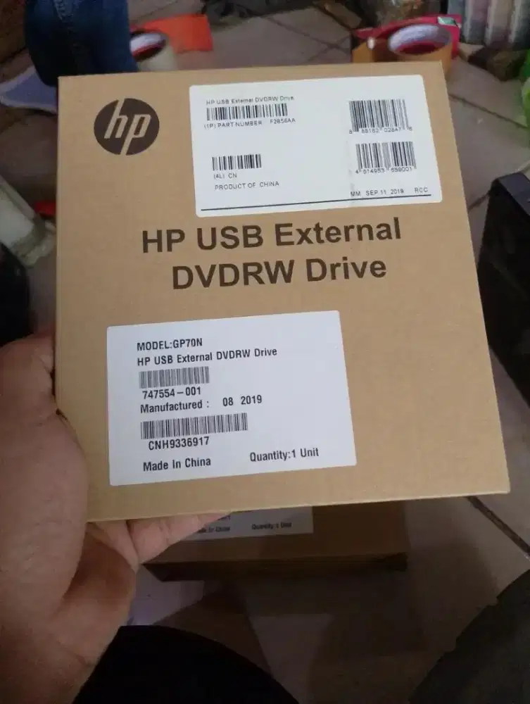 HP USB External DVDRW Drive New & Segel