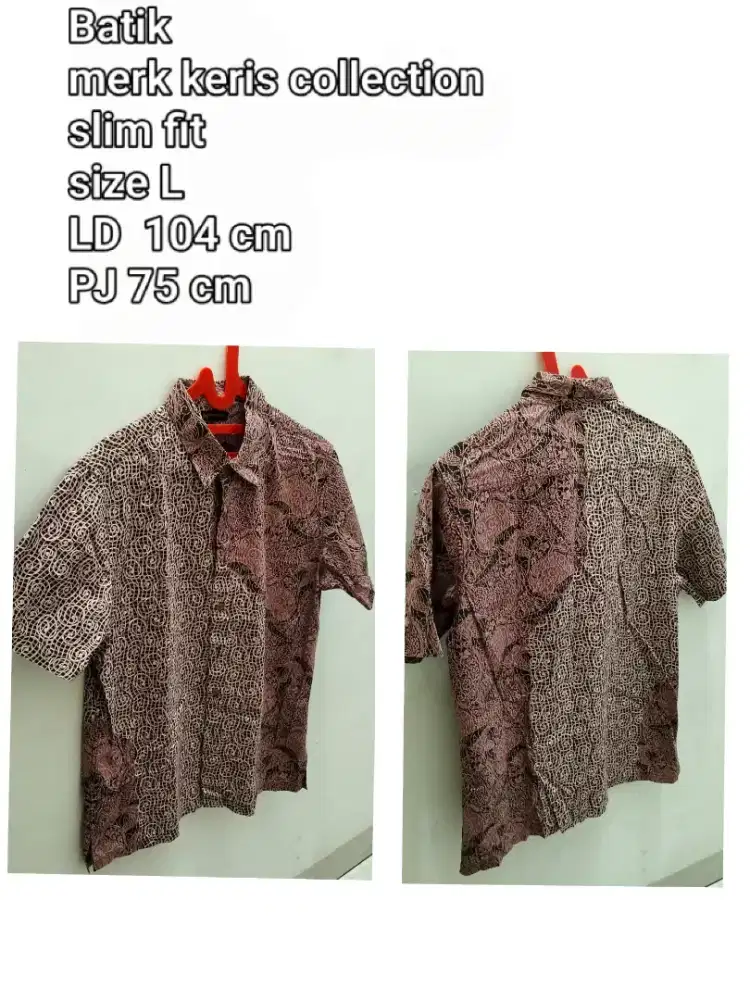 4 kemeja batik pria