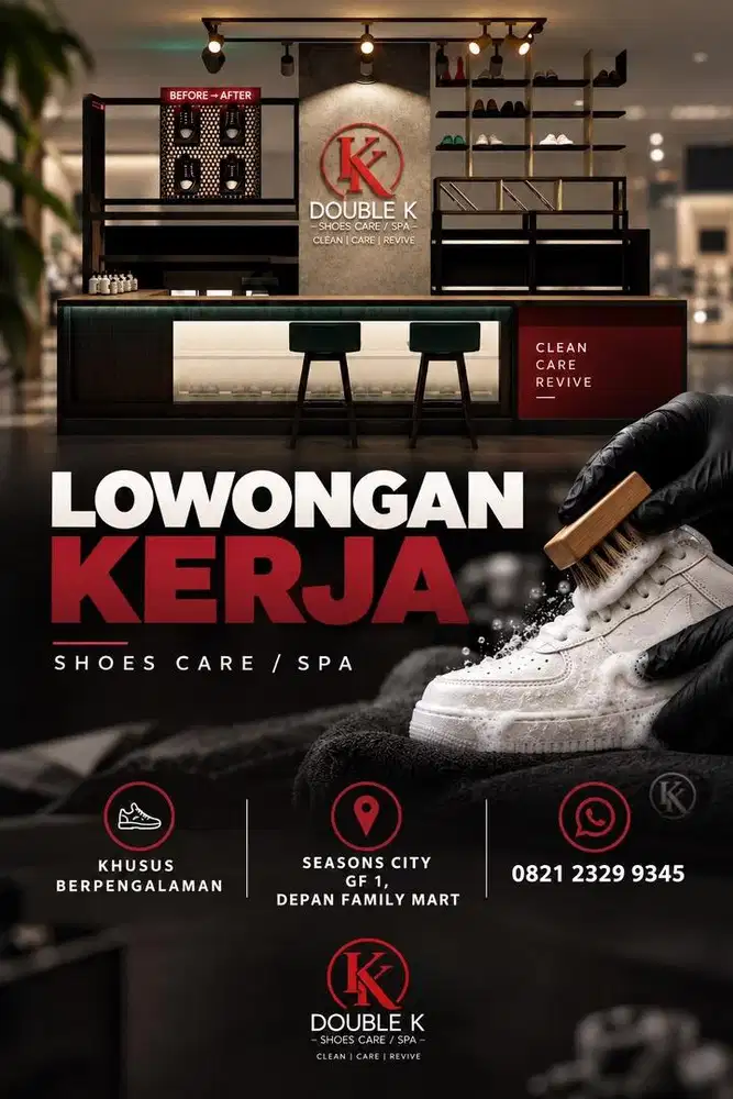 LOWONGAN LAUNDRY SEPATU
