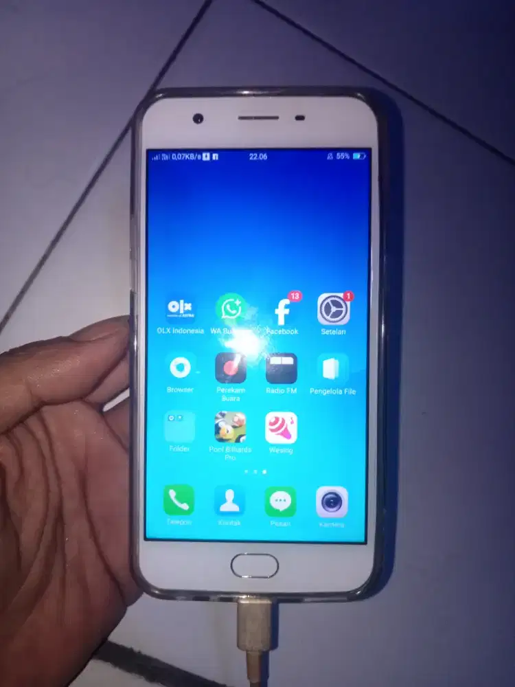 Oppo a57 ram 3 internal 32GB jaringan 4G hp normal sesuai Poto iklan