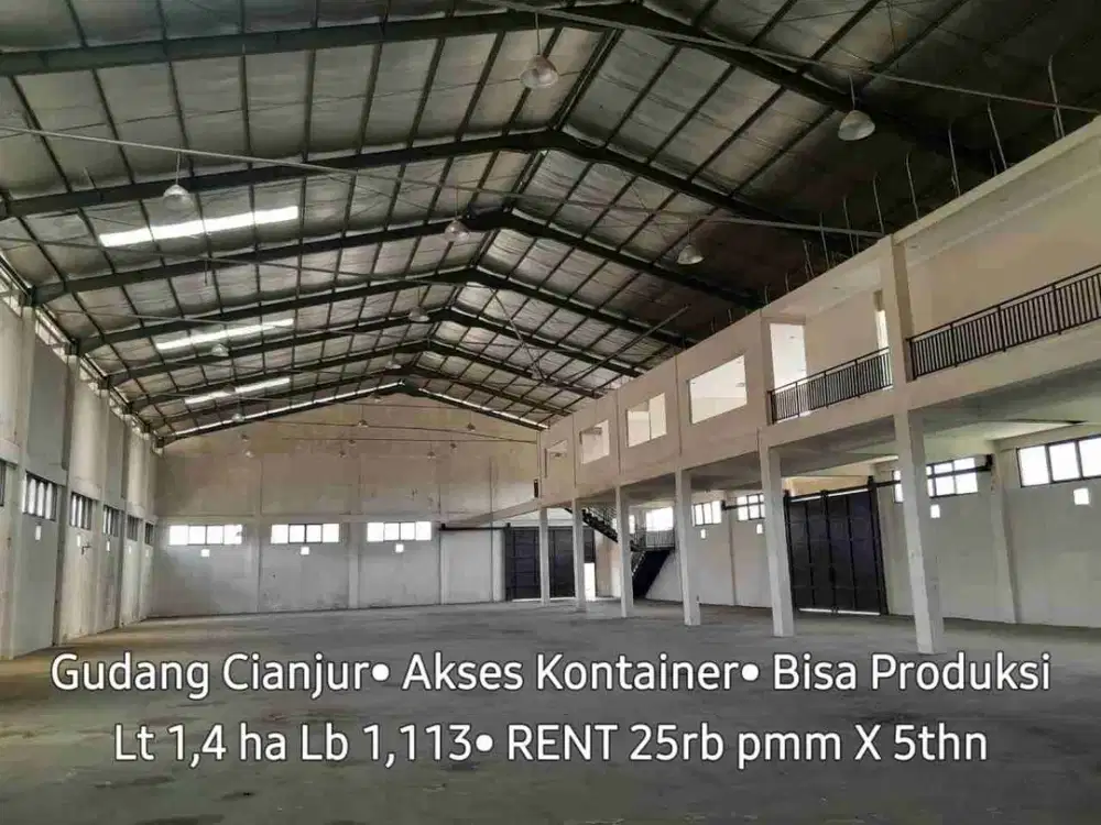 Gudang Cianjur Dengan Lahan LUAS