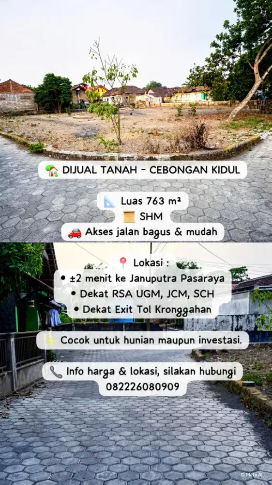 DIJUAL TANAH PEKARANGAN