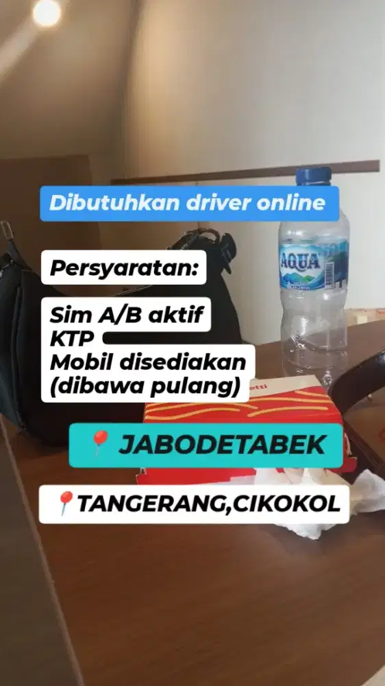 Lowongan Driver Area Tangerang