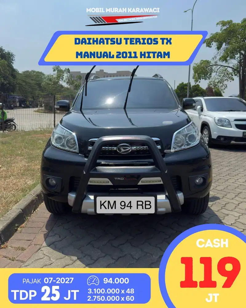Terios TX Manual 2011 Hitam Istimewa KM 94 ribu