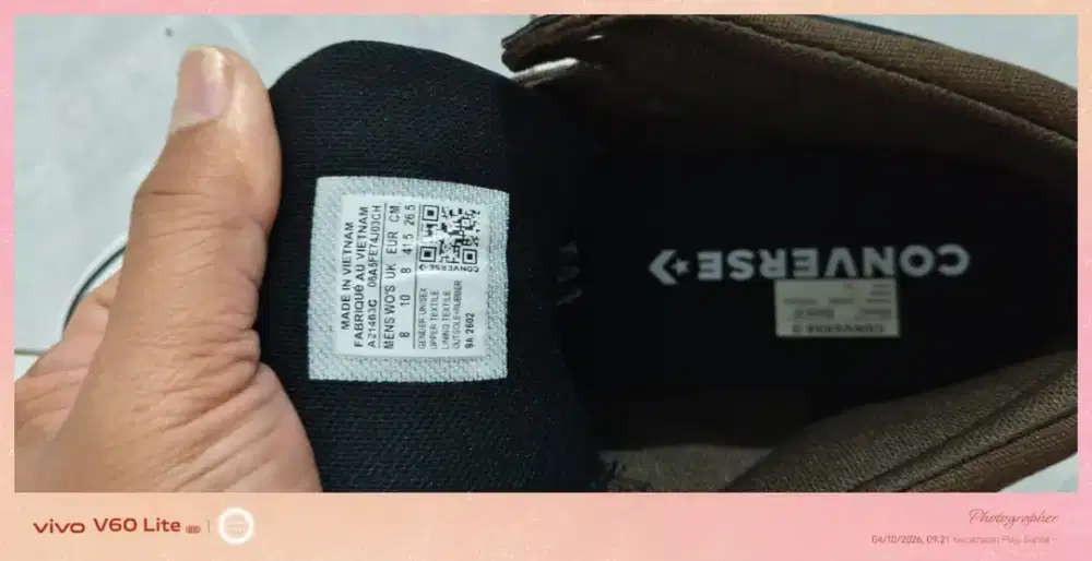 Sepatu Converse original ukuran 41,5 (blm dipakai sm skli)