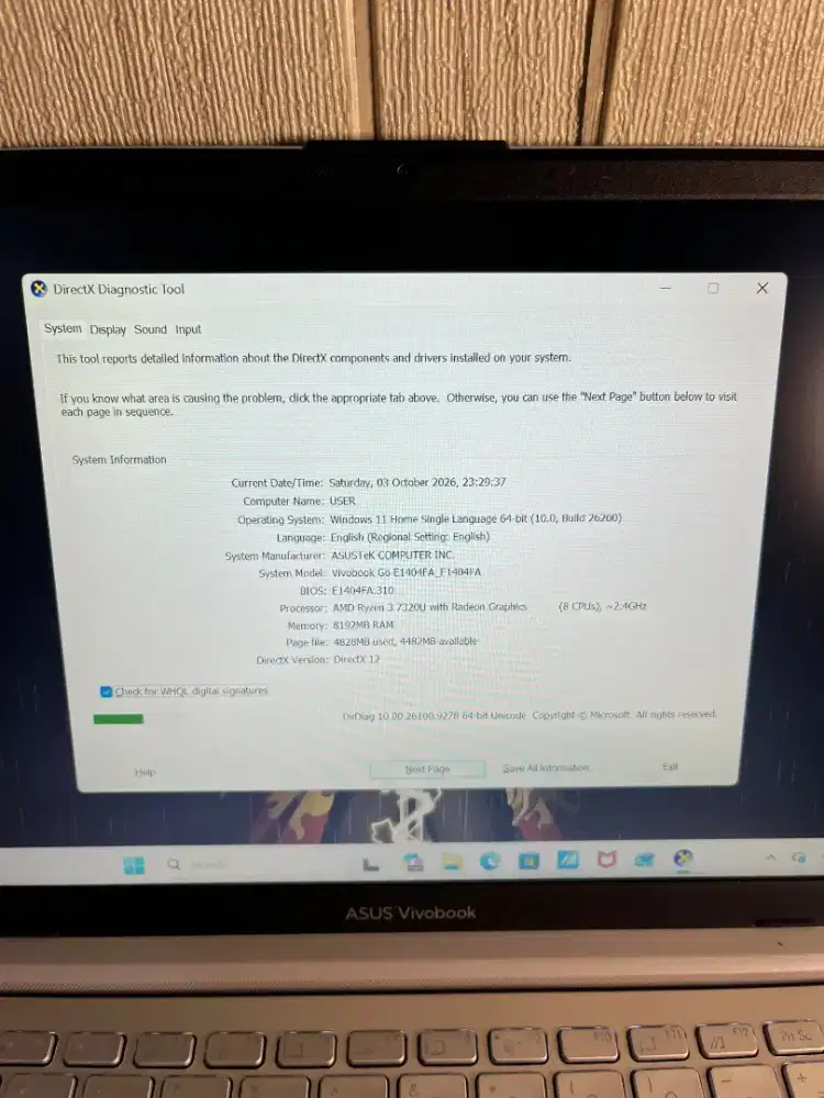 Laptop Asus VIVOBOOK Go E1410FA/15 Amd