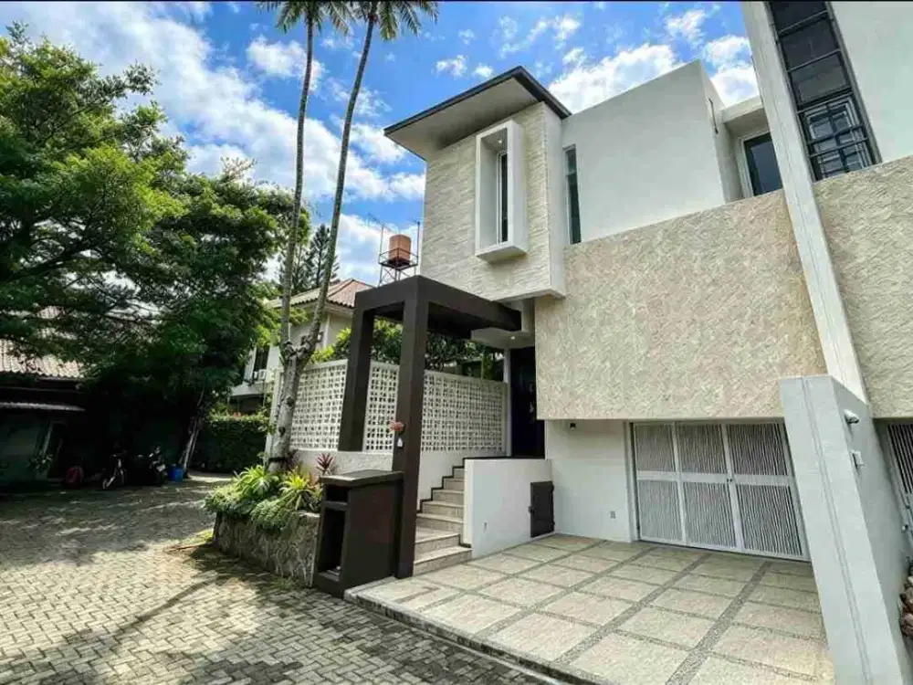 MEWAH, SEMI FURNISHED RUMAH PONDOK LABU PINANG