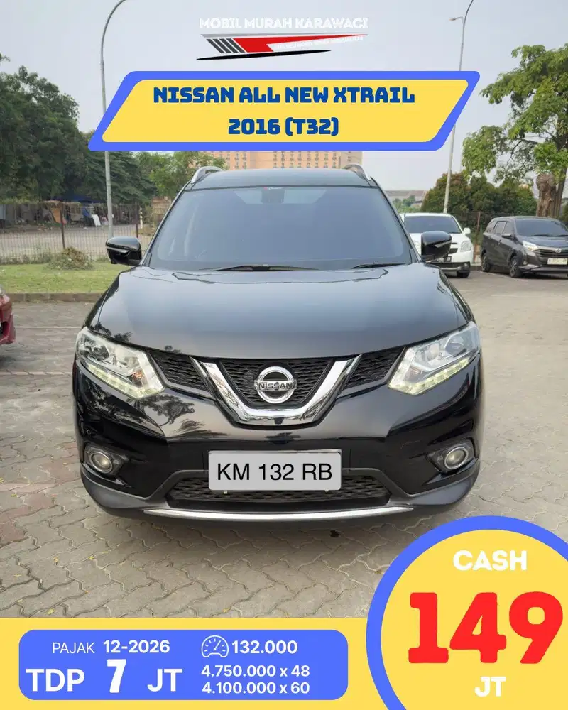 Nissan Xtrail T32 Hitam Matic AT Murah pisan
