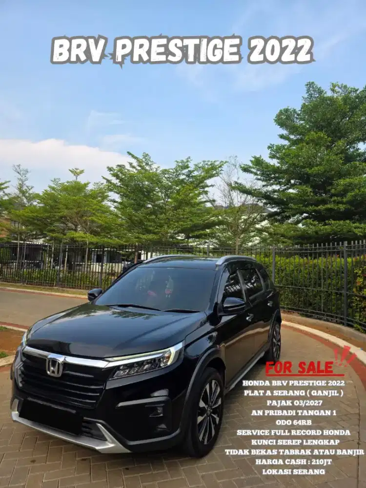 HONDA BRV PRESTIGE 2022