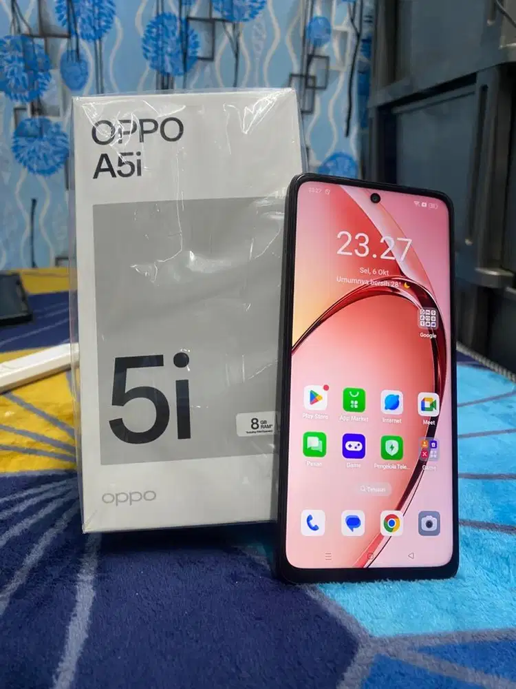 Oppo a5i 4+4 /128 gb full set mulus